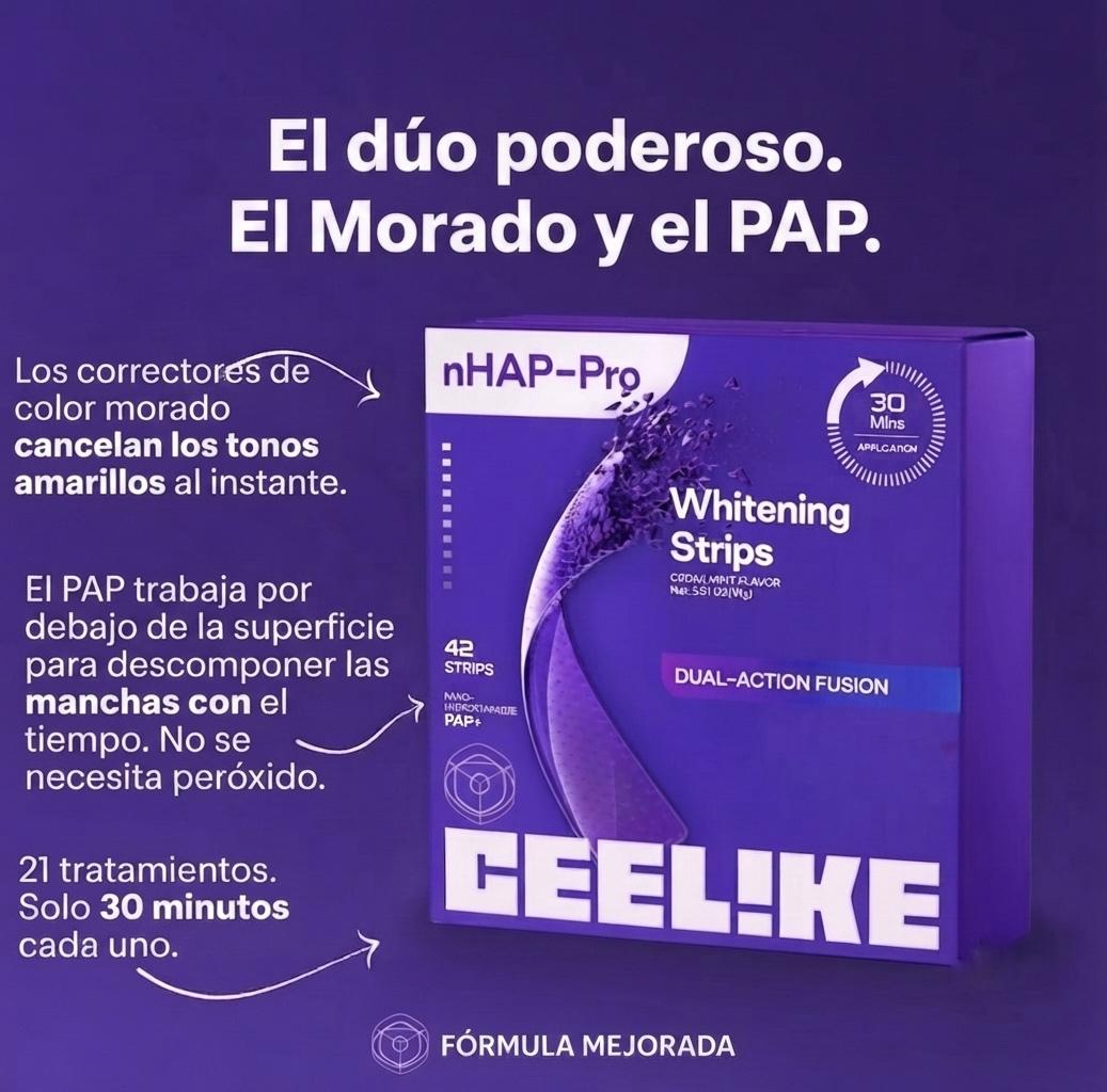 CEEL!KE - Tiras Moradas Blanqueadoras